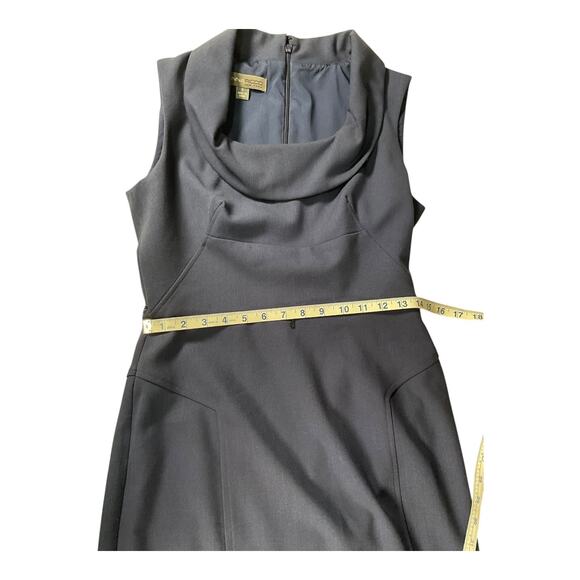 Donna Ricco New York Solid Navy Blue Size 8 Sleeveless Sheath Dress Workwear - Picture 8 of 12